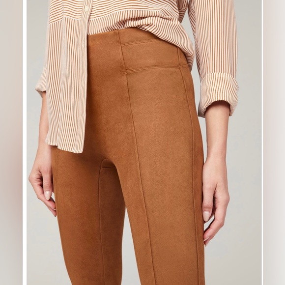 Spanx suede leggings NWT. Size Large. - Picture 7 of 9